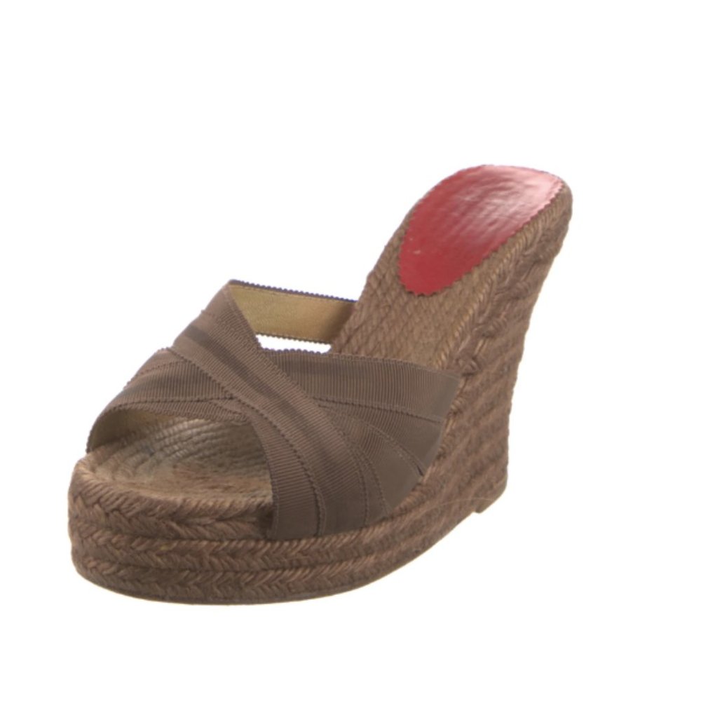 CHRISTIAN LOUBOUTIN Ponyhair Espadrilles Size 7.5